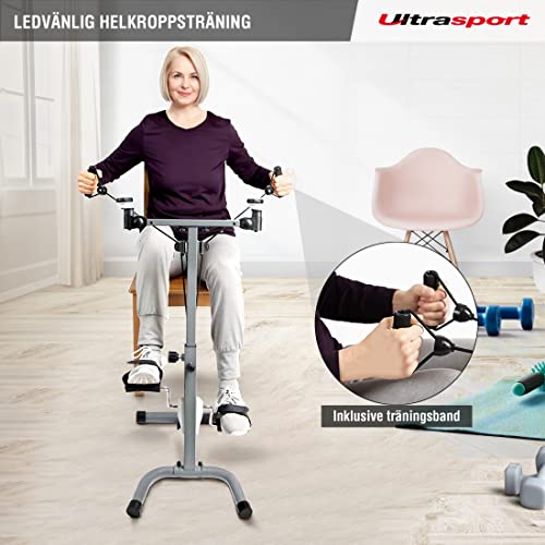 Ultrasport Senior Geschiktheid, Vitaliteitstrainer, Senior F-Bike, Mini crosstrainer, Ligfiets Oefening Fiets, opvouwbaar - Afbeelding 3