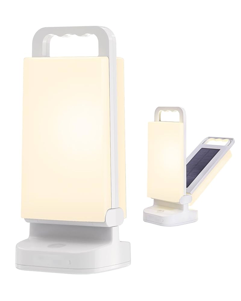 Amazon.com: Solar Camping Lantern 6000mAh, USB Rechargeable