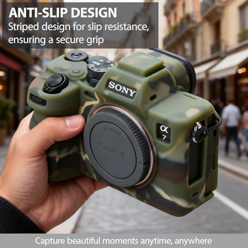 Funda de silicona para cámara Sony A7IV, protectora suave miniatura 3