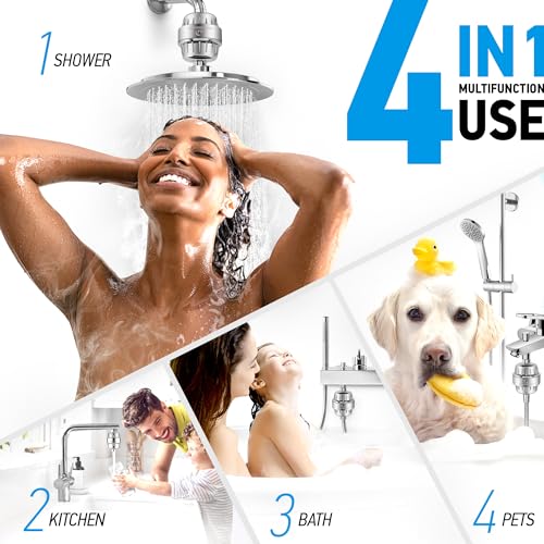 Image of 15-Stage Replacement Premium Filter Cartridge 2-Pack (No Housing), Compatible with Any Shower Filter of Similar Design Universal High Output EW-SF - 15 AquaHomeGroupaa‚¬¦