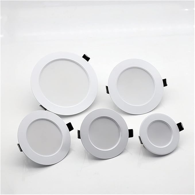 HSHHJSH 10 stks LED-inbouwplafondlamp Badkamer schijnwerpers Waterdichte LED Downlight 7W 9W 12W 15W 18W verzonken Ronde LED-plafondlamp - AC220V-240V LED-lamp