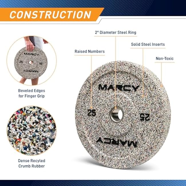 High Bounce Olympic Bumper Plate for Strength Training Weightlifting Workout Weight