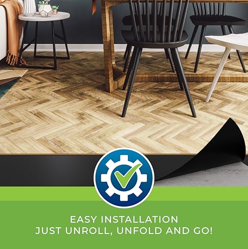 Image of Moisture /Vapor Barrier Underlayment for Laminate Engineered Hardwood Floors (.006 Mil Thick Polyethylene Film) - 100 Sq Ft Roll