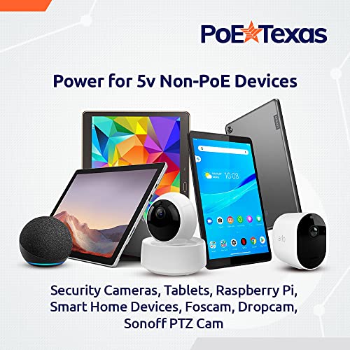 Convertisseur PoE Micro USB 5V 10W pour Raspberry Pi et caméra Dropcam