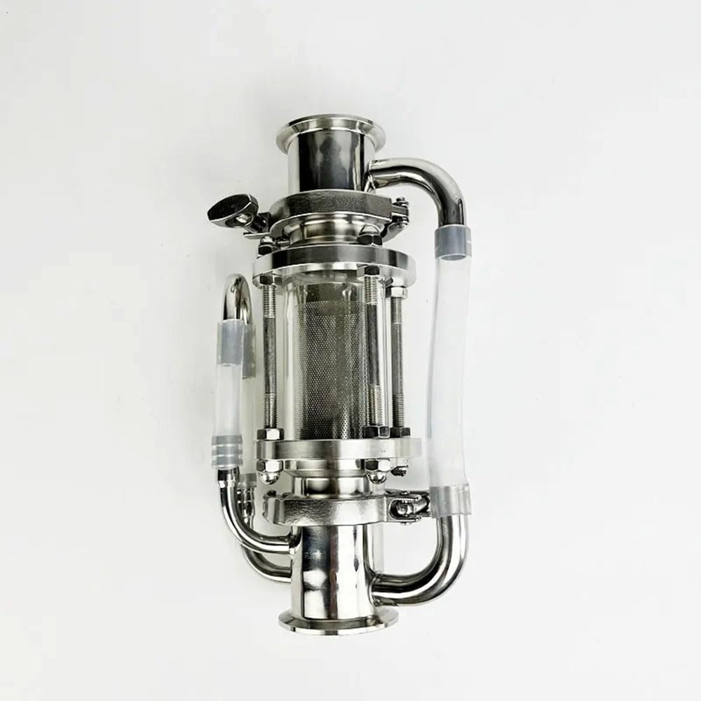 Soxhlet-Extraktor-Set, 3 Zoll (76 Mm) Flansch, OD 91 Mm, Soxhlet-Extraktor-Set Mit Diopter Und Korb, SS304-Rektifikationszubehör for Destillation, Silber