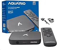 TV Box Smart Android Aquário STV-3000 Plus - 2GB RAM, 16GB, Wi-Fi Dual Band 2.4/5GHz, Android 11, Preto - Transforme sua TV em Smart