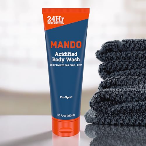 Mando Odor Shield Body Wash - 24 Hour Control - Removes Odor Better than Soap - SLS Free, Paraben Free, Skin Safe - 8.5 Ounce (Pack of 2) (Pro Sport) by Mando - Image 6