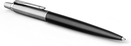 Vista 6 de PARKER 1953347 Bolígrafo Jotter, Blue Ct, punta media, a base de aceite, caja de regalo Premium Line Gray Pinstripe