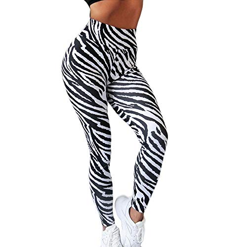 Cocila Damen Sport Leggings Zebra Gestreifter Druck Yoga-Hose Hohe Elastizität Sport Hosen Yoga Leggings Laufsportstrumpfhose Cocila Damen Sport Leggings Zebra Gestreifter Druck Yoga-Hose Hohe Elastizität Sport Hosen Yoga Leggings Laufsportstrumpfhose