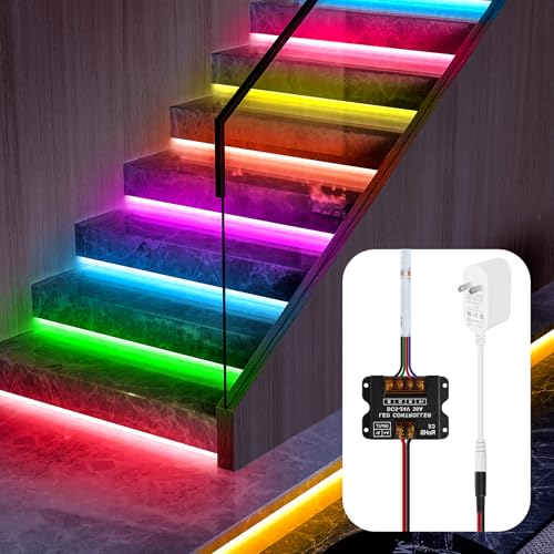 Tira de LED RGB COB 5m Flexible 24V miniatura 4