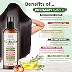 100% Pure Rosemary Oil For Hair Growth With Castor, Batana, Jojoba Oil - Infused With Biotin & Vitamin E-Blend of Effective Hair Oils for Hair Growth-Strengthening Treatment- By Vital Affair - 6 Fl Oz - Image 4