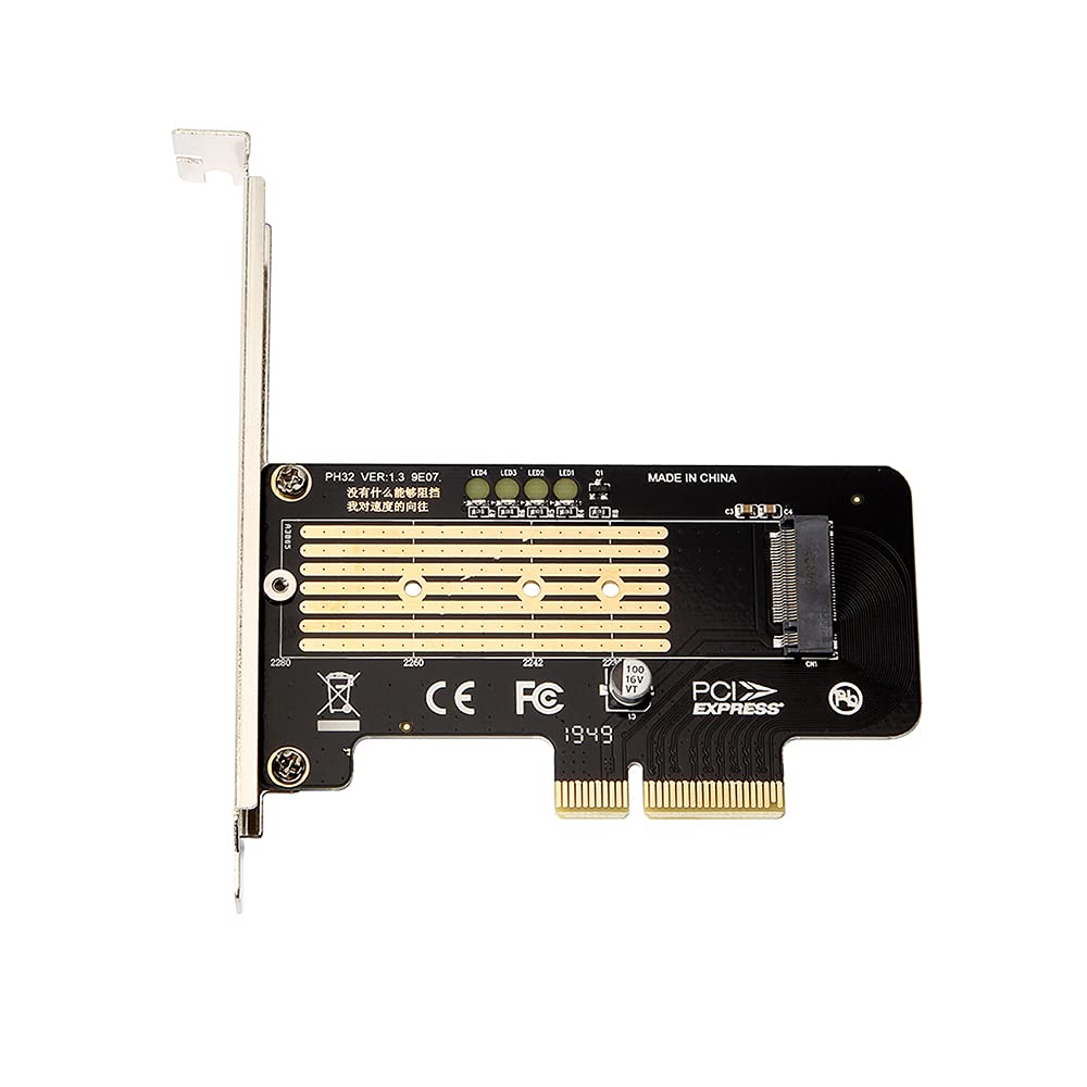 Homgee M.2 NVME Adapter Card PCI-E X4 to NVME Expansion Card SSD Adapter Card for NVME Protocol M-Key B&M Key SSD Wide Compatibility-image-48