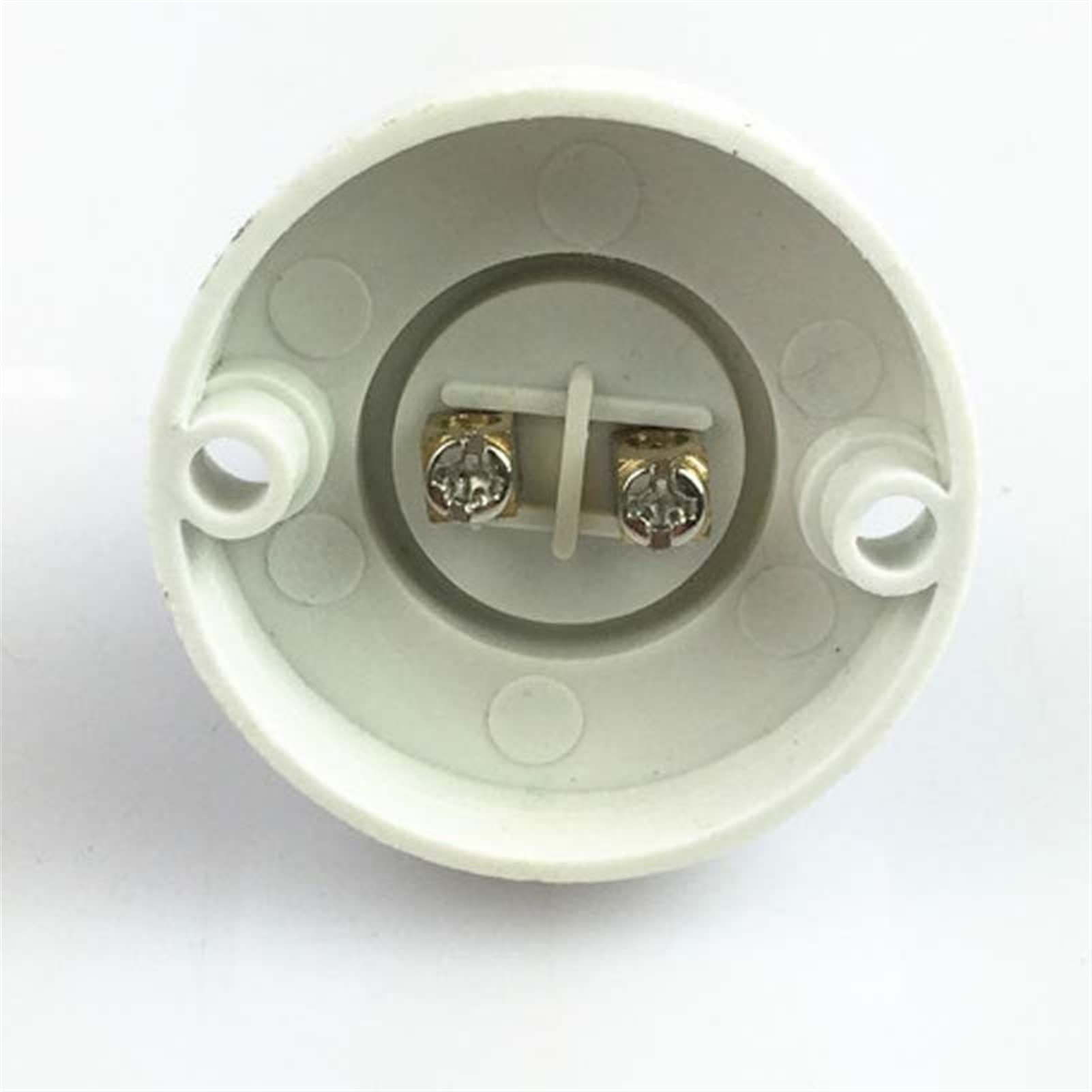 ARSMI Porte-Lampe Plate De Conversion Noire 10pcs E14 6a 220V