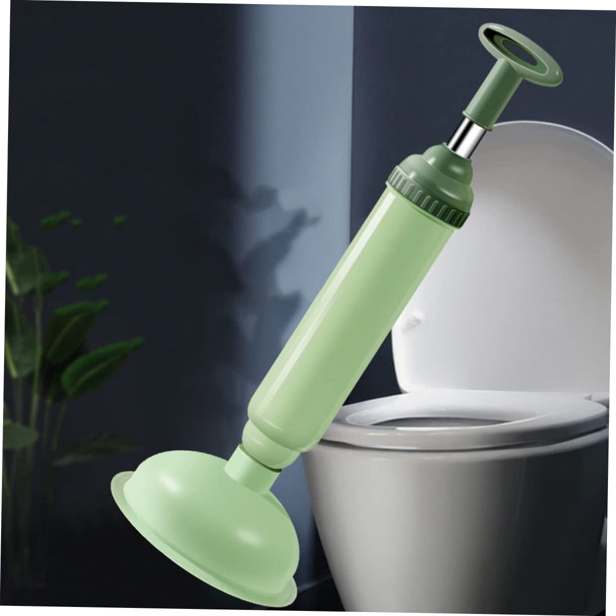YARNOW Stura Water a Pressione per WC, Stura WC Professionale in PVC e Acciaio Inox, 2 Pezzi, Elimina Blocchi in Casa e Ufficio