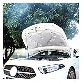 Compatible for Mercedes Benz A Class W177 A200 A180 2019-2021(Black), Car Engine Hood Noise Insulation Mat Front Hood Sound Heat Insulation Pad - Image 2