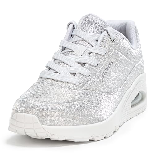 Skechers Damen UNO-Disco Nite Sneaker, Silber, 38 EU Skechers Damen UNO-Disco Nite Sneaker, Silber, 38 EU