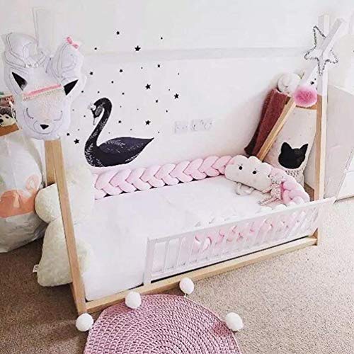 Bedomranding babybed lengte 2 m baby nestje bedomranding geweven bumper decoratie voor wieg kinderbed randbescherming… - Image 8