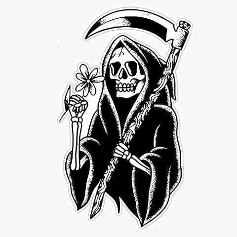 EB Store Reaper Vinyl Waterproof Sticker Decal Car Laptop Wall Window Bumper Sticker 5' Cover