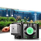 El alimentador automático de acuario es el temporizador de diales fiable y preciso, puede dispensar la cantidad exacta de comida de peces con ajuste ajustable de acuerdo a la dieta saludable de tus mascotas, no solo sirve hasta muchas comidas individuales, sino que también no es fácil dejar residuos de alimentos