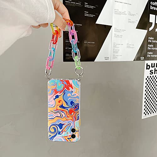 Coque chaîne iPhone protégeant des chutes avec bracelet graffiti - 3