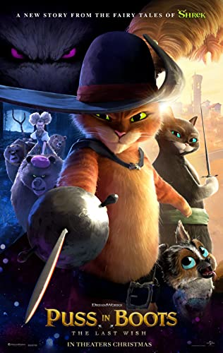 Swoders4u Da Bang Puss in Boots The Last Wish 2023 Movie Poster size: 24''x36'' (24''x37''(60cm X 95cm)-3)