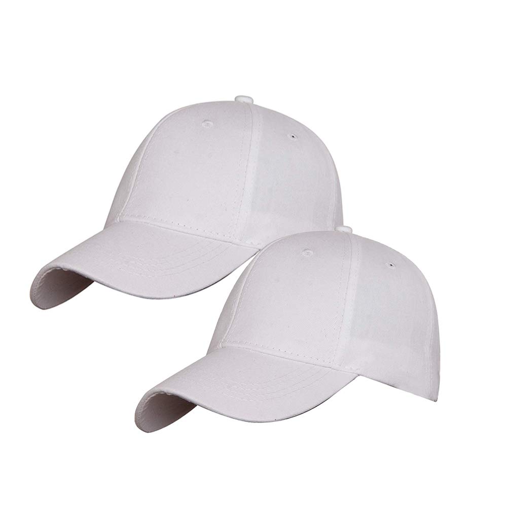 devil Boy's & Girl's Cotton Adjustable Baseball Cap (White, Free Size)-(Pack of 02)-picture-3