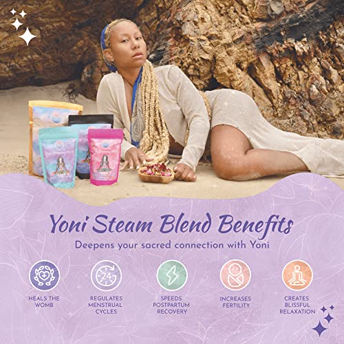 Image of V Steaming Herbs - 100% Natural Vaginal Steam Kit, 10 Healing Herbs Zen Goddess Blend with Filter Bags | Soothe. Rejuvenate. Heal (2-4 Steams)