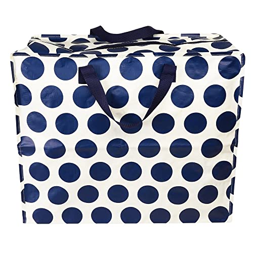 LS-LebenStil XXL Jumbo Bag Navy Blue Spotlight Einkaufstasche Shopper Riesentasche Tasche Allzwecktasche Recycelt…