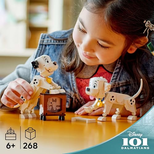 Image of LEGO ǀ Disney Lucky & Penny 101 Dalmatians Puppies Building Toy 43271 Building Blocks Toys for 6+ Gift for Boys and Girls