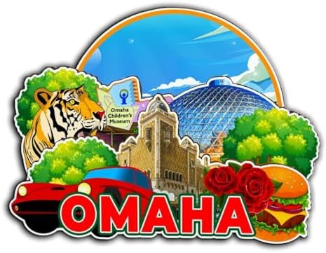 Omaha Nebraska USA Magnet Fridge Magnet Wooden 3D Landmarks Travel Collectible Souvenirs Decoration Handmade -3779 image 5
