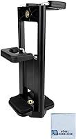 Vista 6 de Soporte universal para trípode 2 en 1 y soporte universal para teléfono inteligente para todos los teléfonos inteligentes y tabletas con paño