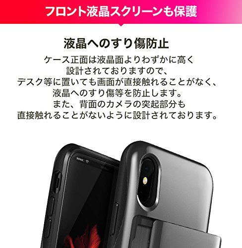 VRS DESIGN - Custodia a Portafoglio per iPhone X