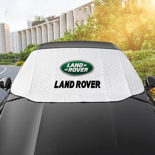 フロントガラスカバー ランドローバー ディフェンダー110 (L663) 2019 2020 2021 2022 2023 2024 2025 対応 カーフロントカバー 車用凍結防止カバー 雪対策 防水 フロントガラス 車サンシェード 厚手タイプ 鏡保護