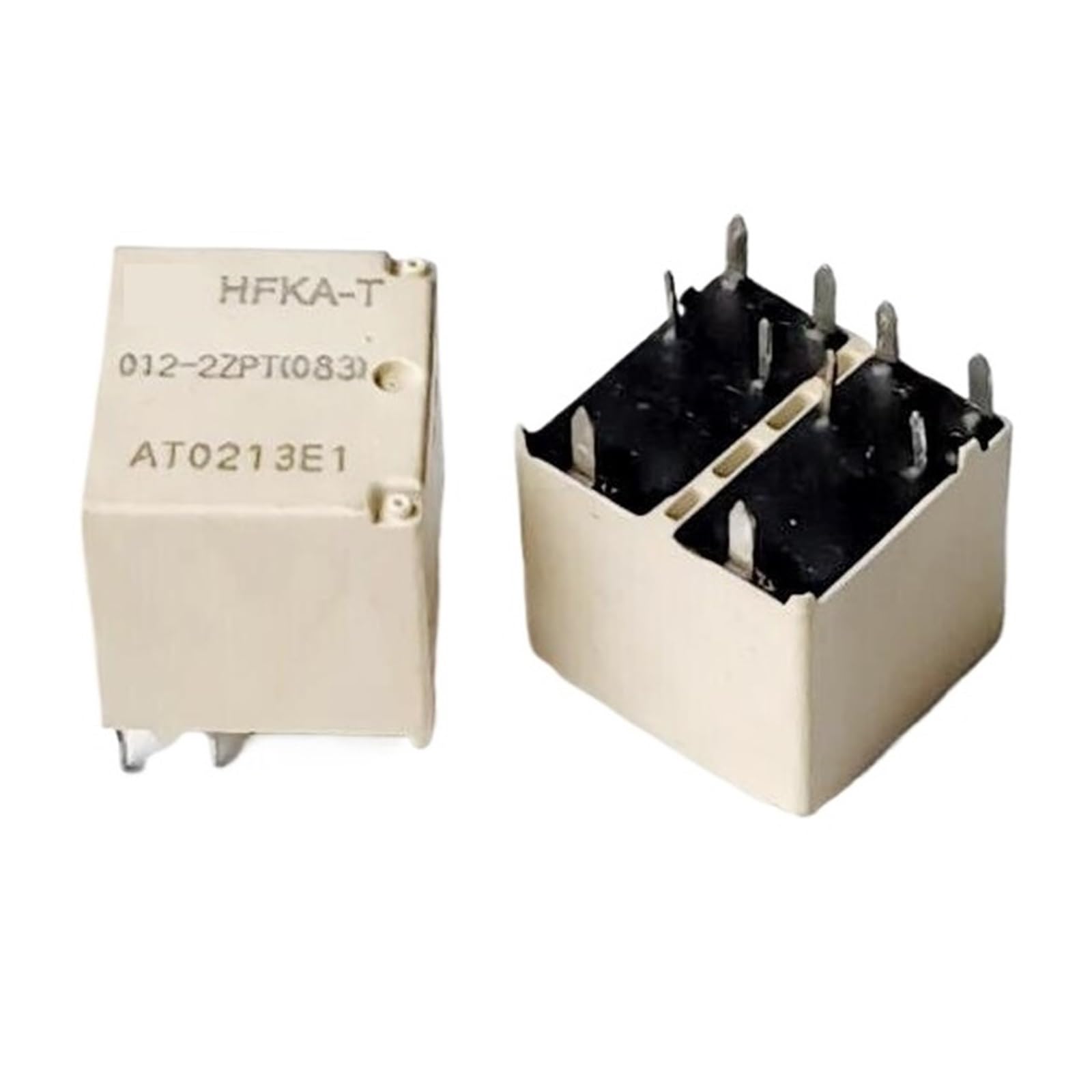 Relé HFKA-T 012-2ZPT 12V CC de 10 pines para automoción pack de 10 unidades 1