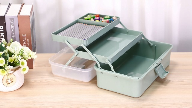 Amazon.com: BTSKY 3-Layer Plastic Dividing Storage Box Craft