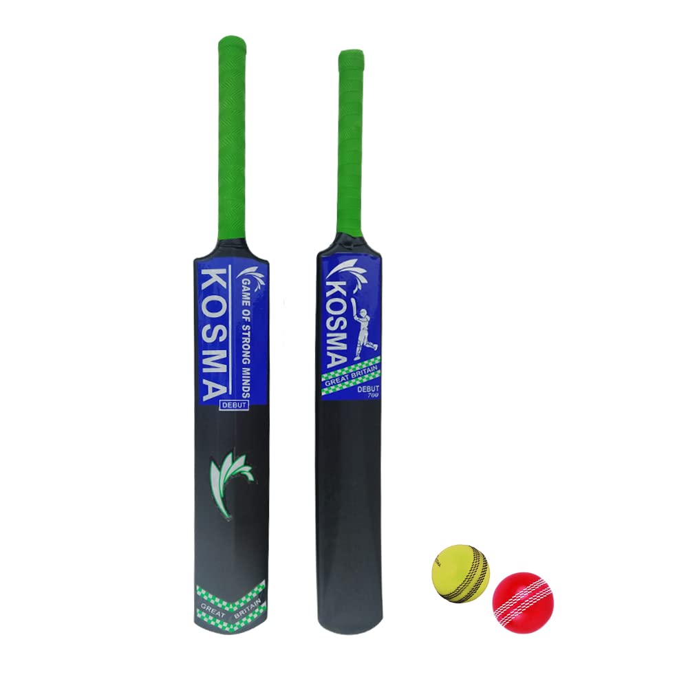 Buy Kosma Junior Kwik Cricket Bat set with 2 Wind balls with seam