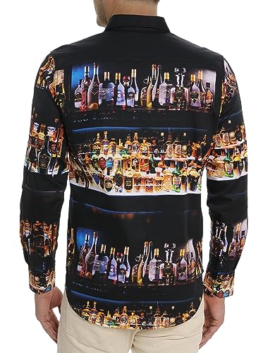 Robert Graham Mens, WHISKEYINJAR 2 Long Sleeve Woven Button Down Shirt2