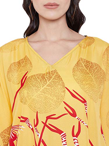 Image of Oussum Women Long Maxi Plus Size Polyester Kaftan Gown, Womens Kaftan Dresses Lounge Resort Wear, Plus Size Kaftan
