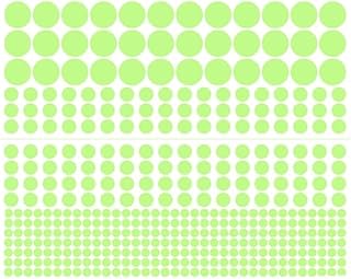 1 Sheet Green Glow in The Dark Wall Stickers, 407 Pcs Removable Glow in Dark Dots Wall Decals,Adhesive Dots Luminous,Glow in The Dark Ceiling Stickers,Wall Treatments and Supplies