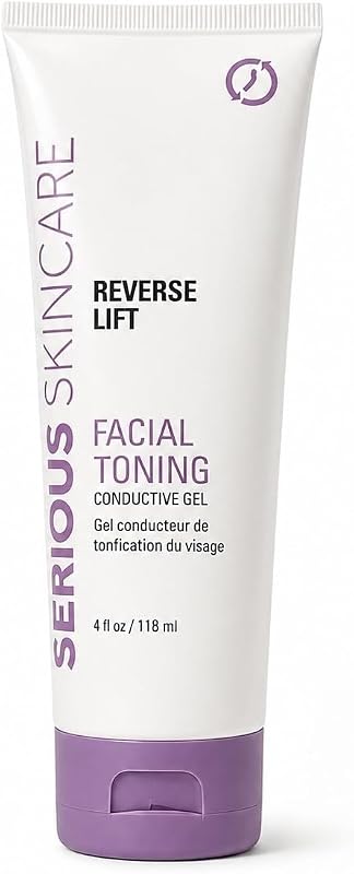 Gel condutor facial à base de água Serious Skincare para dispositivos de microcorrente e RF, 113 g