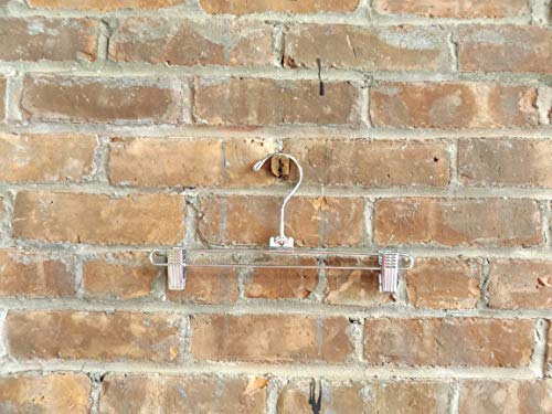 Nahanco Skt12 12” Commercial Metal Skirt Pant Hanger, Chrome (Pack Of 100) #TOP5