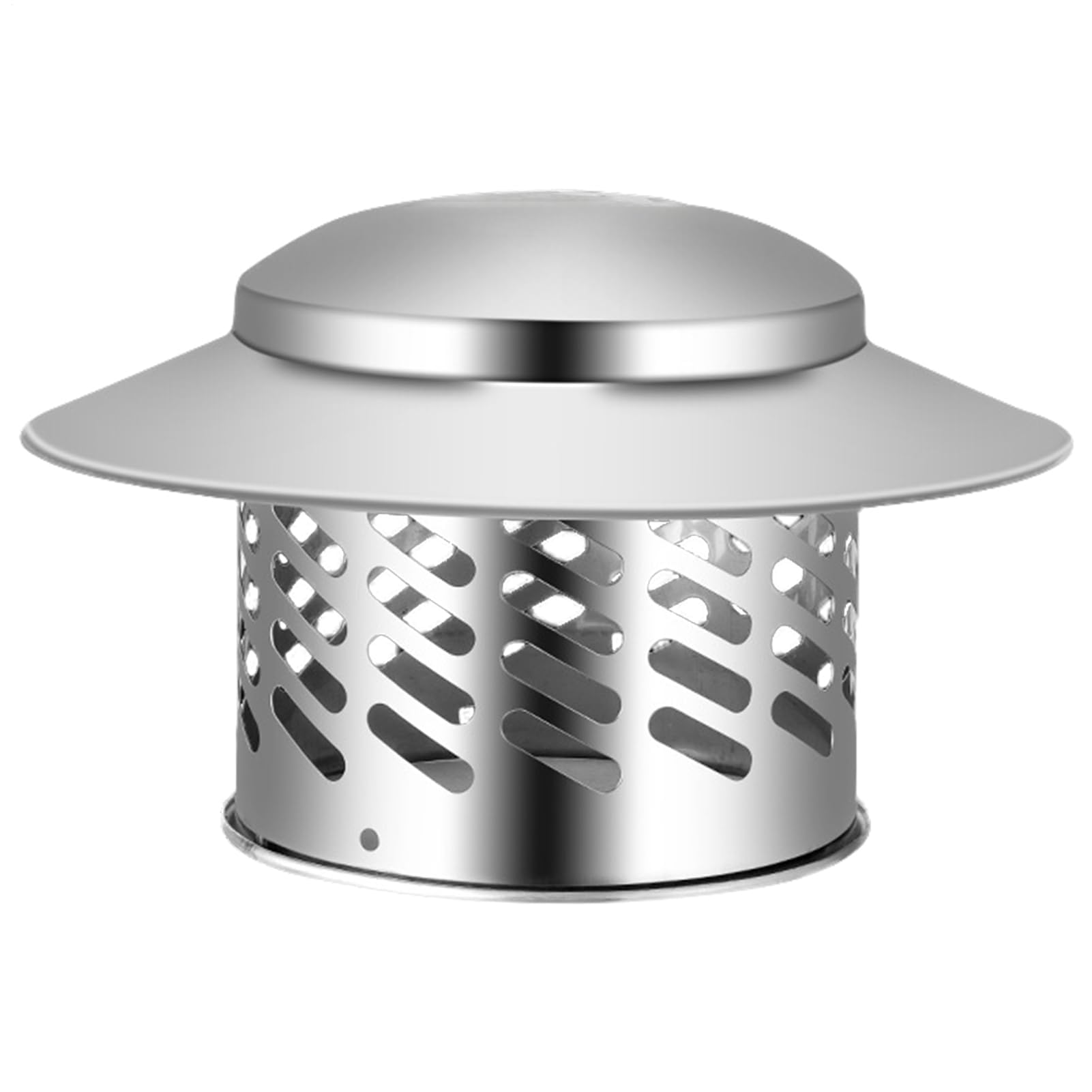 KGLHJDY Chimney Caps,Round Rain Lid Exhaust - Wood Stove Pipe Flue Cap with Sn,for Outside Stovepipe Furnace Water Heater Factory Masonry Construction House Stoves