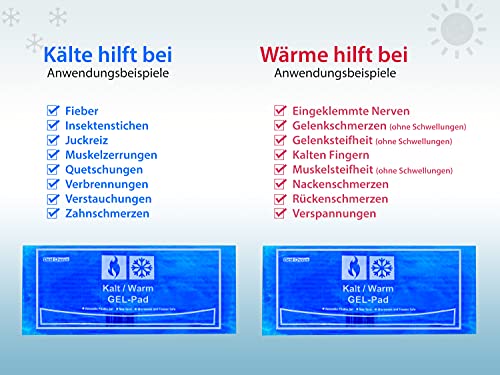 Selldorado® 2 x premium koude en warme kompressen van pure natuurlijke stof, grote koelpads voor warm / koud gebruik… - Image 5