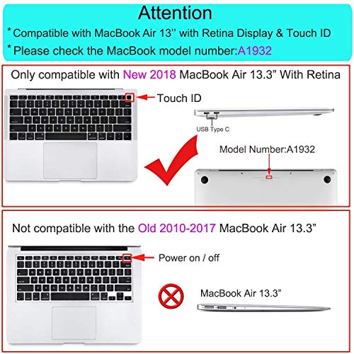 Image of Red Lemon Hardshell Case for MacBook Air 13 inch [2020 2019 2018 Release] M1 A2337 A2179 A1932 with Retina Display Touch id Hard Case Cover(Trippy Splash)