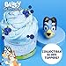 Bluey Premium Cloud Slime, Blueberry-Scented Fluffy Slime, Pre-Made Slime for Kids with Mix-Ins, Bluey Toys, Party Favors for Kids 8-12, Bluey Party Favors, Girls Toys 8-10, Toddler Travel Toys
