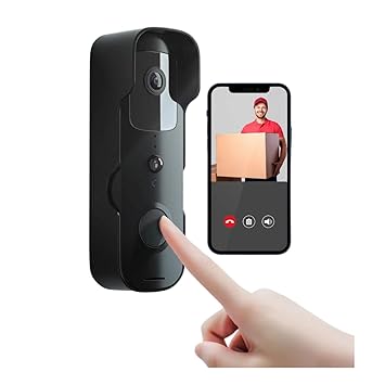 SafeOBuddy Smart Video Doorbell | Smart WiFi Configuration Two Way communicaton | Record & Capture | Waterproof and Durable