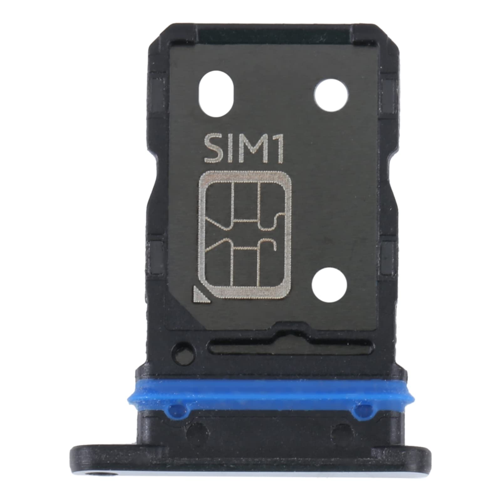BMSD RTRT For vivo S15e SIM Card Tray + SIM Card Tray (Color : Black)