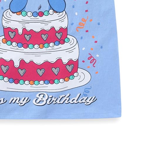 Disney Princess Lilo & Stitch Snow White Moana Minnie Mouse Birthday Girls Short Sleeve T-Shirt for Toddler and Big Kids4