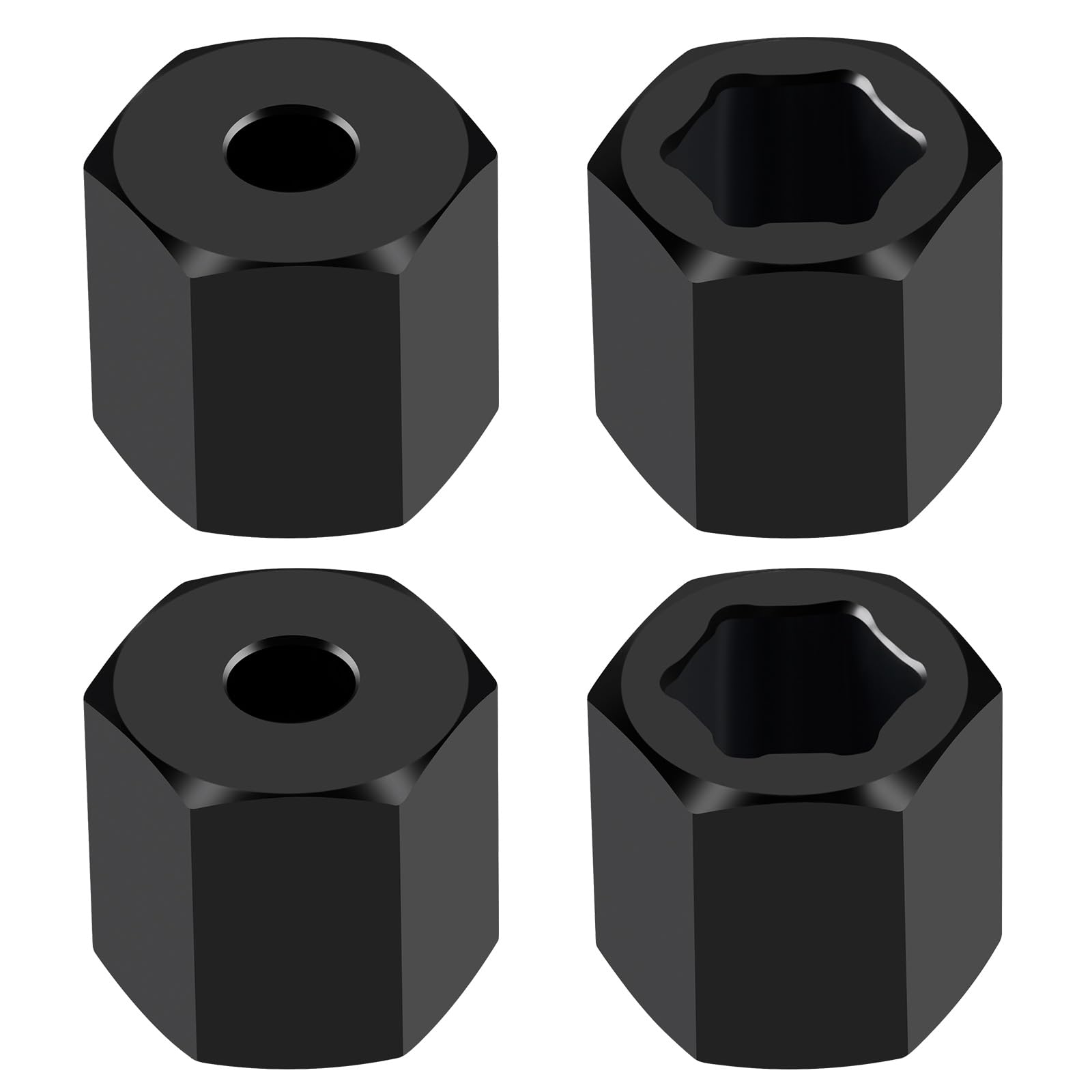 Amazon | TRZX 4個 アルミニウムホイール用六角ハブアダプター 7mm