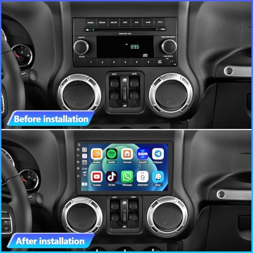 Radio con pantalla táctil 9.7 pulg para Dodge Durango miniatura 5